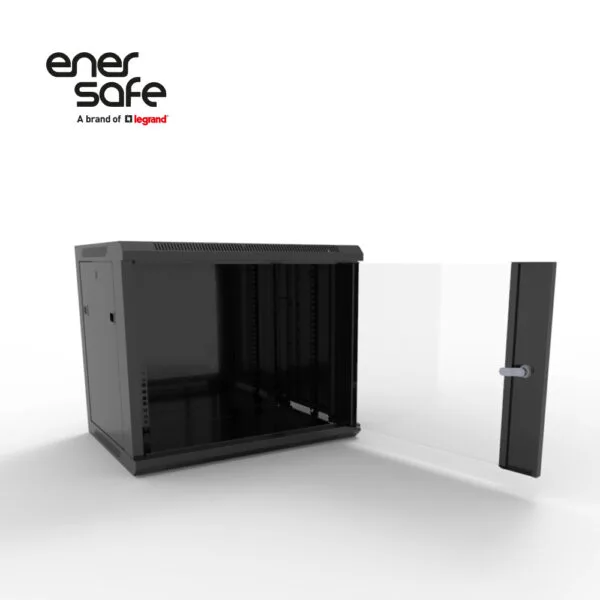 GABM6U60X45 Enersafe Rack / Gabinete Mural 6U y 9U 60x45 y 60x60 2 Ventiladores/1 Bandeja by Legrand